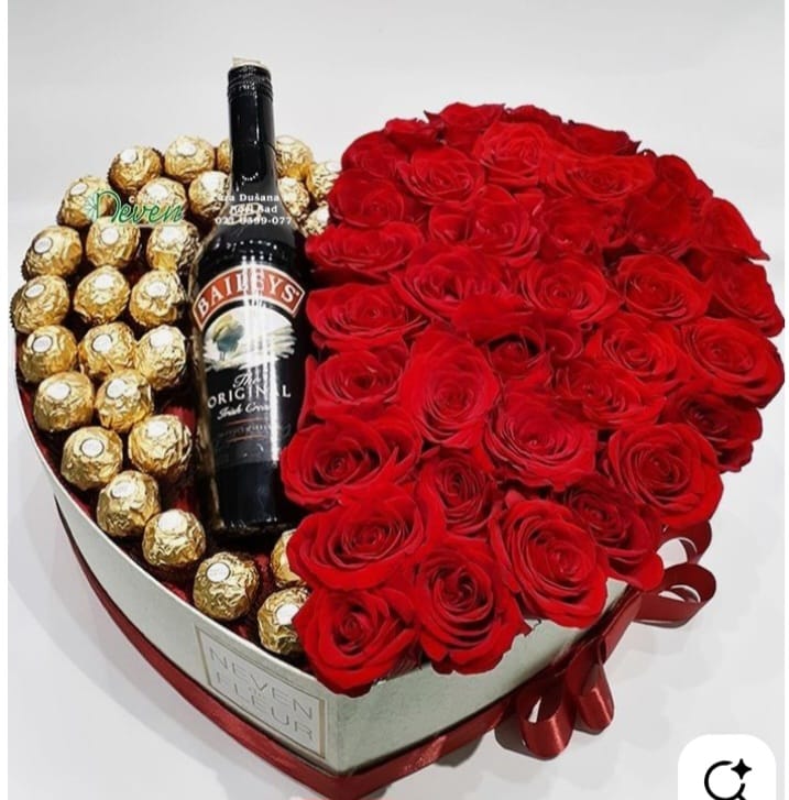 Valentine's roses for her